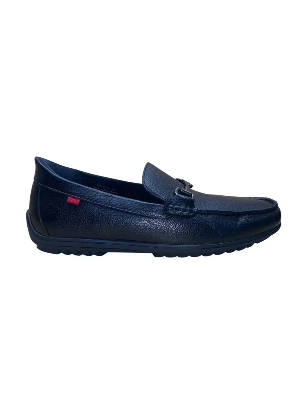 MJNY Marc Joseph Men’s Black Horse-bit Accent Slip-On Driving Loafers Size 8.5